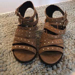 VICI studded sandal with chunky heel